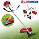 52cc 2 In1 Grass Strimmer Brush Cutter Petrol Home Garden Yard Hedge Trimmer Uk