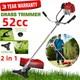 52cc 2 In 1 Grass Strimmer Bush Cutter Petrol Home Garden Hedge Trimmer Tool Uk