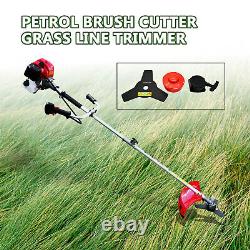 52cc 2 in 1 Hedge Trimmer Multi Tool Petrol Strimmer BrushCutter Garden