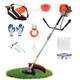 52cc 2 In 1 Weed Eater Petrol Powered Brush Cutter And String Trimmer 2-cycle