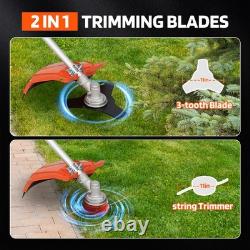 52cc 2 in 1 Weed Eater Petrol Powered Brush Cutter and String Trimmer 2-Cycle