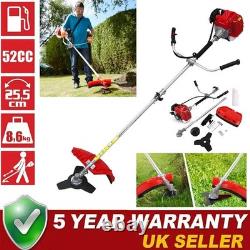 52cc 2in1 Petrol Grass Strimmer Multi Garden Tool Set Brush Cutter Strimmer