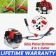 52cc 2in1 Petrol Grass Strimmer Trimmer Brush Cutter Garden Tool 5 Year Warranty