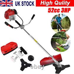 52cc 2in1 Petrol Grass Strimmer Trimmer Brush Cutter Garden Tool 5 YEAR WARRANTY