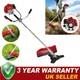 52cc 2in1 Petrol Strimmer Grass Line Trimmer Weed Brush Cutter Garden Tool Uk