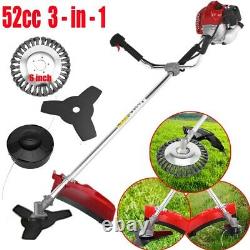 52cc 3-in-1 Petrol Grass Strimmer / Trimmer / Brush Cutter 3 Year Warranty