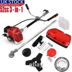 52cc 3-in-1 Petrol Grass Strimmer / Trimmer / Brush Cutter 3 Year Warranty