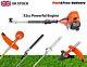52cc 4 In 1 Garden Multi Tool Strimmer Petrol Hedge Trimmer Chainsaw Brushcutter