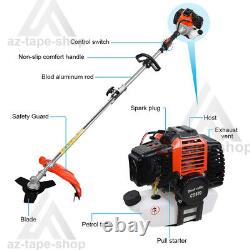 52cc 4-in-1 Hedge Trimmer Tool Petrol Strimmer Brush Cutter Garden Chainsaw Kit
