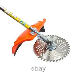 52cc 4in1 Petrol Garden Strimmer Brushcutter / Weed & Moss Wire Brush for garden