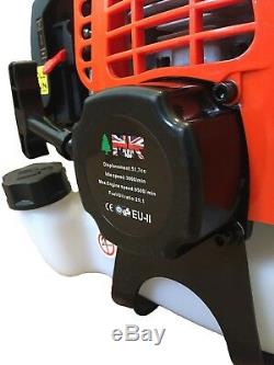 52cc 5IN1 PETROL STRIMMER BRUSH CUTTER, TRIMMER 1 YEAR WARRANTY UK CO. 3T&8T