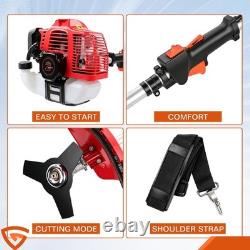 52cc 5-in-1 Multi-functional Petrol Strimmer Brush Cutter -trim Greenery Garden