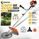 52cc Gas Brush Cutter Compatible With Conentool 3 In 1 Grass Trimmer Tool