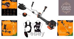 52cc Gas-Powered Strimmer Professional Lawn & Brush Cutter with Comfort Strap