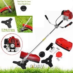 52cc Grass Trimmer 2 in 1 Grass Strimmer Brush Cutter Petrol Garden Yard