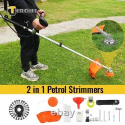 52cc Grass Trimmer Strimmer Garden Cutter 10inch Petrol Brush Grass Trimmer Head
