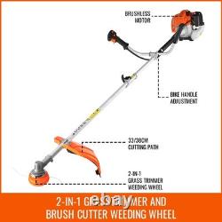 52cc Grass Trimmer Strimmer Garden Cutter 10inch Petrol Brush Grass Trimmer Head
