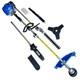 52cc Multi Function 4-in-1 Garden Tool Brush Cutter, Grass Trimmer, Chainsaw