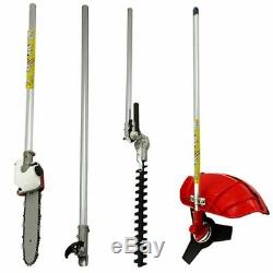 52cc Multi Function 5 in 1 Garden Tool BrushCutter, Grass Trimmer, Chainsaw, Hedge