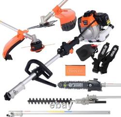 52cc Multi Function 5 in 1 Garden Tool Brush Cutter, Grass Trimmer, Chainsaw
