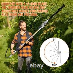 52cc Multi Function 5 in 1 Garden Tool Brush Cutter, Grass Trimmer, Chainsaw