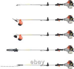 52cc Multi Function 5 in 1 Garden Tool Brush Cutter, Grass Trimmer, Chainsaw