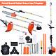 52cc Multi Function 5 In 1 Garden Tool Brush Cutter Grass Trimmer Chainsaw Hedge