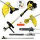 52cc Multi Function 5 In 1 Garden Tool Brush Cutter, Grass Trimmer, Chainsaw Uk