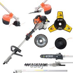 52cc Multi Function 5 in 1 Garden Tool Chainsaw, Hedge Trimmer + Cutting Pack