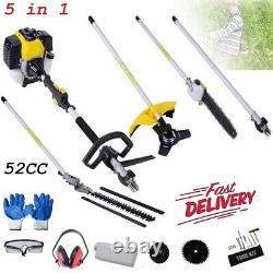 52cc Multi Function 5 in 1 Garden Tools, Brush Cutter, Trimmer, Chainsaw, hedge trim