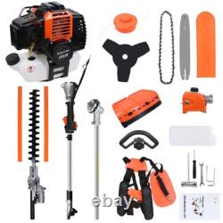 52cc Multi Function 5in1 Garden Tool Brush Cutter, Grass Trimmer, Chainsaw UK