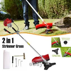 52cc Multi Garden Tool 2 in 1 Petrol Strimmer Grass Line Trimmer Weed For Yard