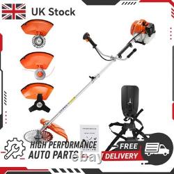 52cc Multi Garden Tool 4 In1 Petrol Strimmer Grass Line Trimmer Weed Cutter