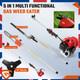 52cc Multi Garden Tool Petrol Strimmer Brushcutter Grass Line Trimmer Weed Cutt