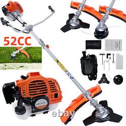 52cc Multi Garden Tool Strimmer Brush Cutter Petrol Hedge Trimmer Chainsaw Neu