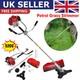 52cc Petrol 2in1 Grass Strimmer Trimmer Brush Cutter Garden Tool 5 Year Warranty