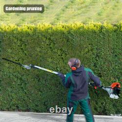 52cc Petrol 5-in-1 Garden Multi Tool Grass Trimmer Brush Cutter Chainsaw Pruner