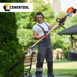 52cc Petrol 5 in 1 Garden Tool Brush Cutter Grass Trimmer Chainsaw Hedge Trimmer