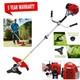 52cc Petrol Backpack Brush Cutter & Strimmer Heavy Duty Garden Tool