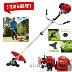 52cc Petrol Backpack Brush Cutter & Strimmer Heavy Duty Garden Tool
