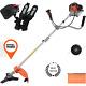 52cc Petrol Garden Brush Cutter, Grass Line Trimmer 107l X 28w Cm 2.2kw 7500 Rpm