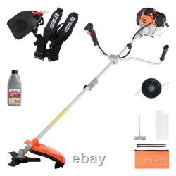 52cc Petrol Garden Brush Cutter, Grass Trimmer + Oil