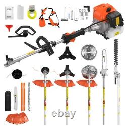52cc Petrol Garden Brushcutter Strimmer CONENTOOL 5-in-1 Heavy Duty Grass Line