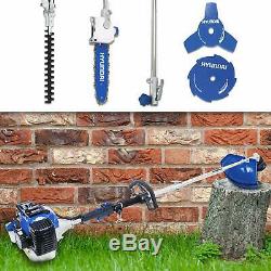 52cc Petrol Garden Multi Function Tool Hedge Chainsaw brushcutter Grass Trimmer