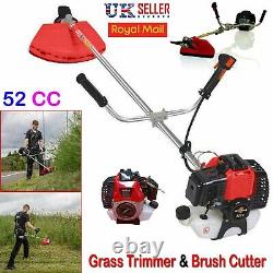 52cc Petrol Gasoline Engine Grass Blade Strimmer Trimmer Brush Cutter Garden Kit