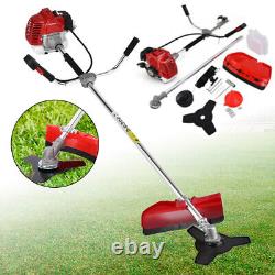 52cc Petrol Gasoline Engine Grass Blade Strimmer Trimmer Brush Cutter Garden Kit