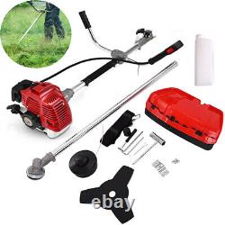 52cc Petrol Grass Strimmer Trimmer 2 in1 Brush Cutter Single Cylinder Garden UK