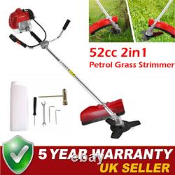 52cc Petrol Grass Strimmer / Trimmer / Brush Cutter 5 Year Warranty