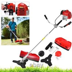 52cc Petrol Grass Trimmer 2 in 1 Grass Strimmer Brush Cutter Garden Yard Tool