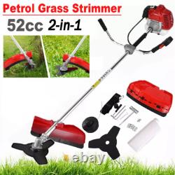52cc Petrol Grass Trimmer Strimmer Brush Cutter Garden Tool 5 YEAR WARRANTY UK